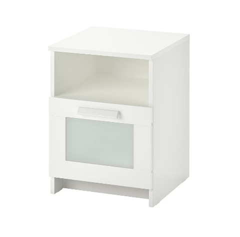 BÀN ĐẦU GIƯỜNG BRIMNES IKEA - TRẮNG 39x41 cm