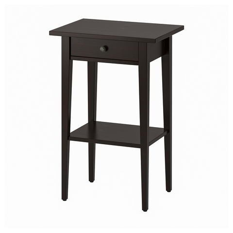 BÀN ĐẦU GIƯỜNG HEMNES IKEA - NÂU ĐEN 46x35 cm