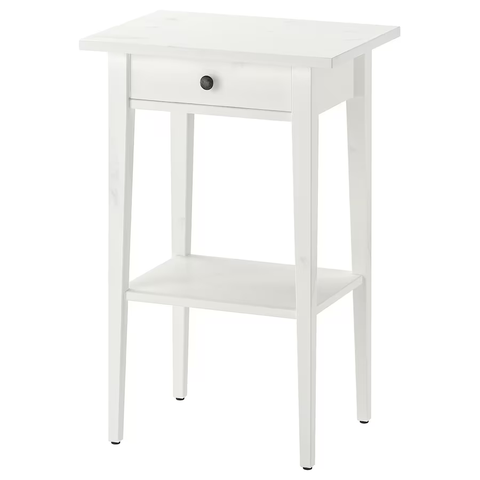 BÀN ĐẦU GIƯỜNG HEMNES IKEA - TRẮNG 46x35 cm