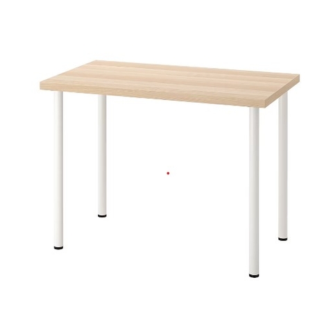 BÀN LÀM VIỆC LINNMON / ADILS IKEA - MÀU SỒI / TRẮNG 100x60 cm