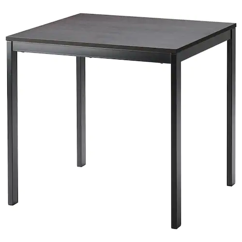 NỘI THẤT THÔNG MINH BÀN MỞ RỘNG VANGSTA IKEA - NÂU ĐEN 80 / 120x70 cm