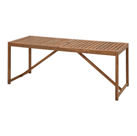 BÀN NGOÀI TRỜI NÄMMARÖ IKEA - NÂU NHẠT 200x75 cm