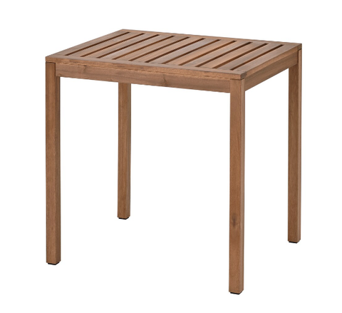 BÀN NGOÀI TRỜI NÄMMARÖ IKEA - NÂU NHẠT 75x63 cm