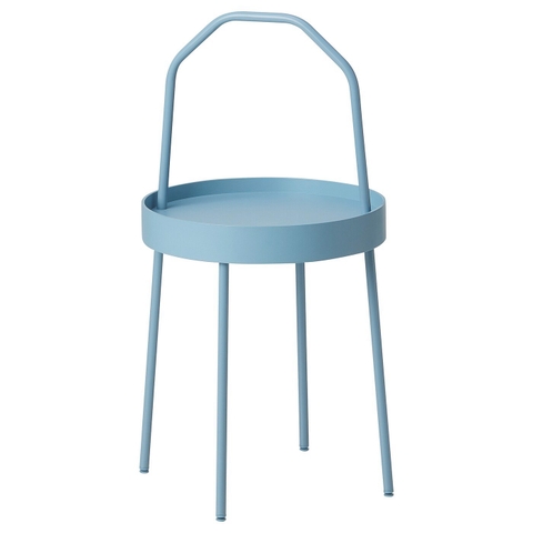 BÀN PHỤ BURVIK IKEA - XANH NHẠT 38 cm