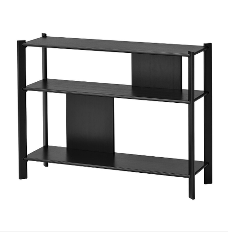 BÀN PHỤ JÄTTESTA IKEA - ĐEN 95x30 cm