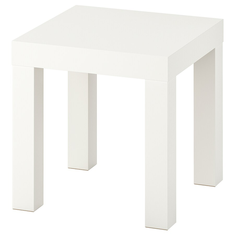 BÀN PHỤ LACK IKEA - TRẮNG 35x35 cm