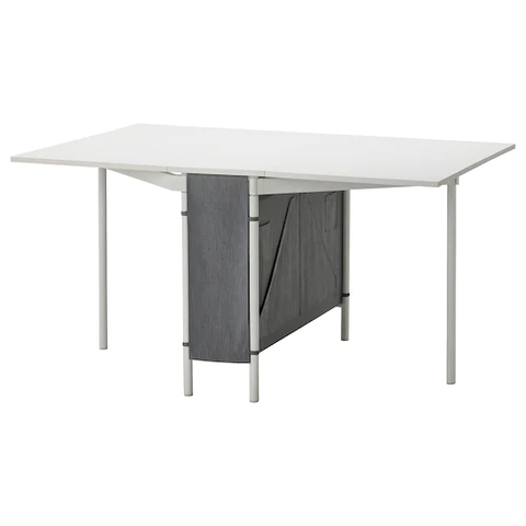 NỘI THẤT THÔNG MINH BÀN GẬP KALLHÄLL IKEA - TRẮNG 89x98 cm