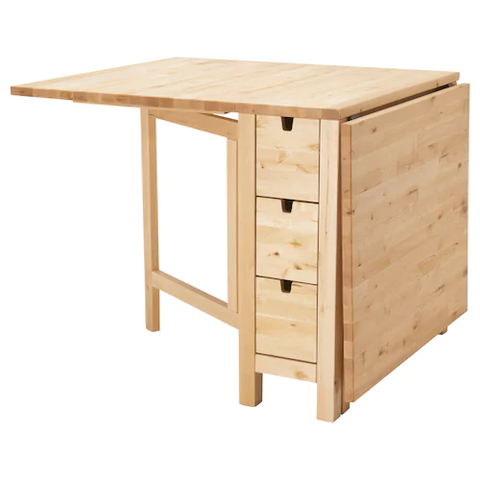 NỘI THẤT THÔNG MINH BÀN GẬP NORDEN IKEA - BẠCH DƯƠNG 26/89/152x80 cm