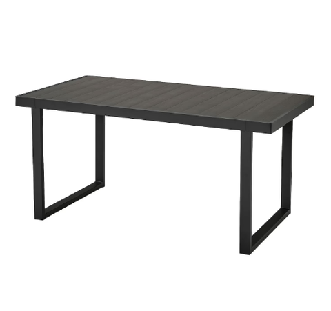 BÀN NGOÀI TRỜI VÄRMANSÖ IKEA - XÁM ĐEN 161x93cm