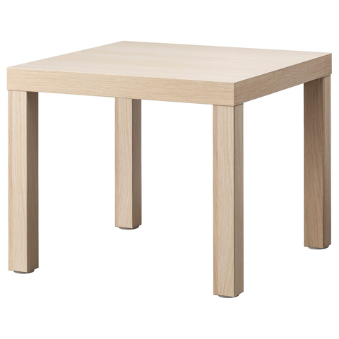 BÀN TRÀ COFFE LACK IKEA - MÀU GỖ 55x55 cm