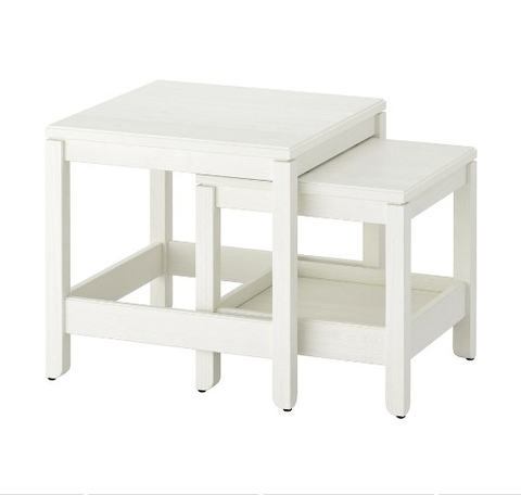 BỘ 2 BÀN HAVSTA IKEA - TRẮNG