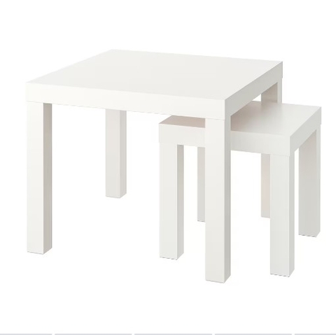 BỘ 2 BÀN LACK IKEA - TRẮNG