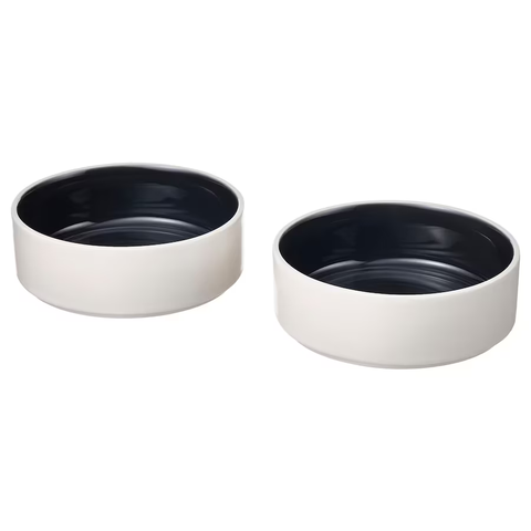 BỘ 2 TÔ OMBONAD IKEA - XÁM ĐẬM 15 cm