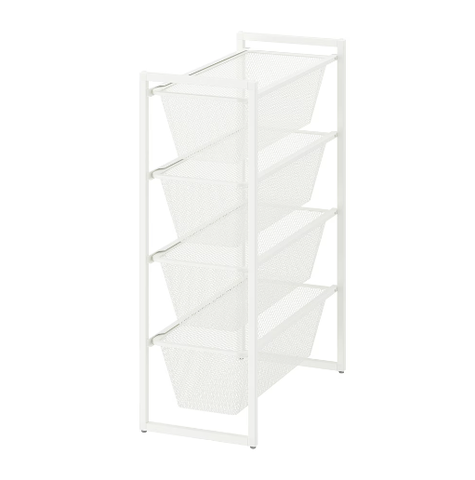 BỘ KHUNG GIỎ MAU LƯU TRỮ KONAXEL IKEA - TRẮNG 25 x51x70 cm