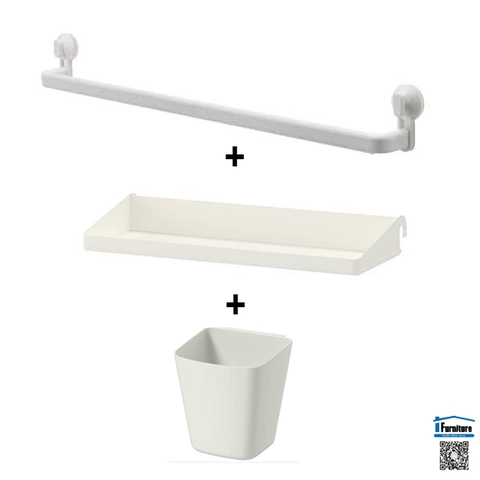 BỘ THANH TREO HÚT CHÂN KHÔNG STUGVIK/SUNNERSTA IKEA  2 (chính hãng)