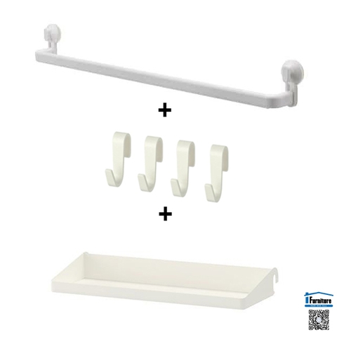 BỘ THANH TREO HÚT CHÂN KHÔNG STUGVIK/SUNNERSTA IKEA  3 (chính hãng)