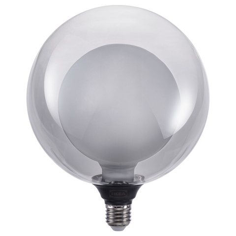 BÓNG ĐÈN MOLNART LED E27 100 lumen IKEA - XÁM 180 mm