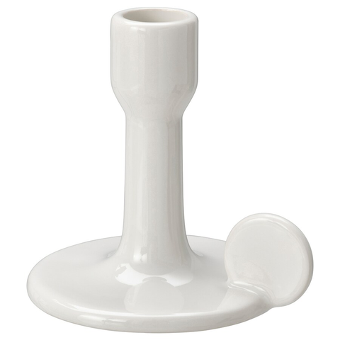 CHÂN NẾN ANLEDNING IKEA - TRẮNG 10 cm