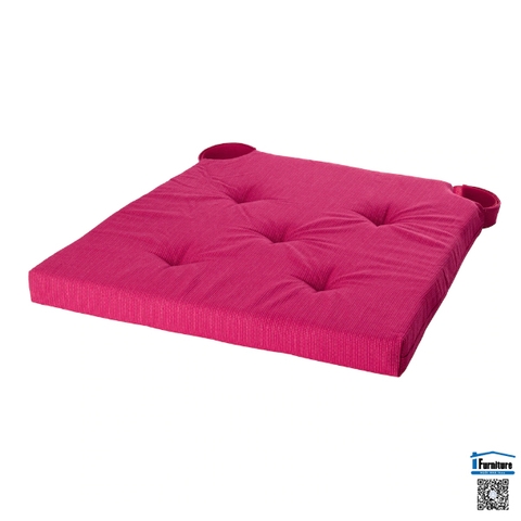 ĐỆM GHẾ JUSTINA IKEA - Màu hồng (42/35x40x4 cm)