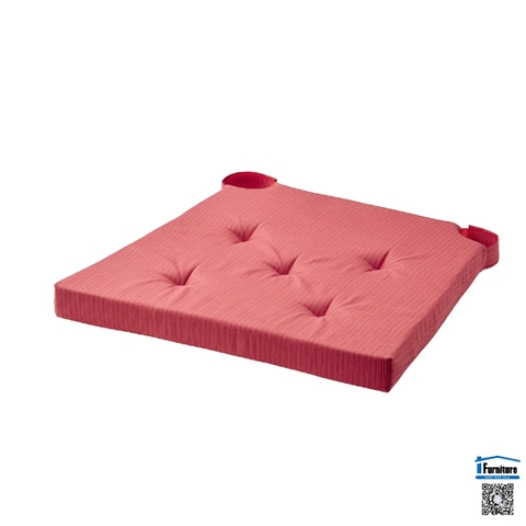 ĐỆM GHẾ JUSTINA IKEA - Màu đỏ (42/35x40x4 cm)
