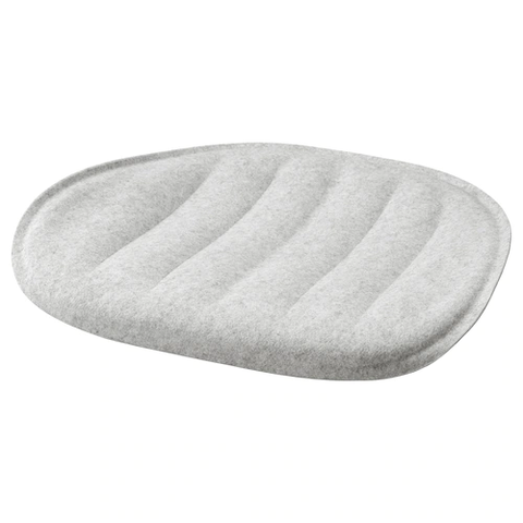 ĐỆM GHẾ  XOAY PYNTEN IKEA - XÁM NHẠT 41x43 cm