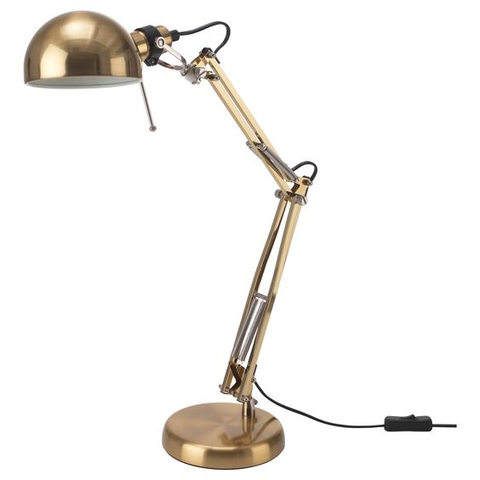 ĐÈN BÀN FORSÅ IKEA - ĐỒNG