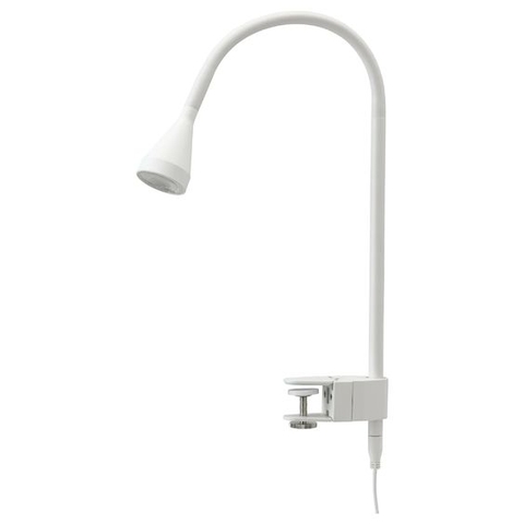 ĐÈN LED KẸP/GẮN TƯỜNG NÄVLINGE IKEA - TRẮNG