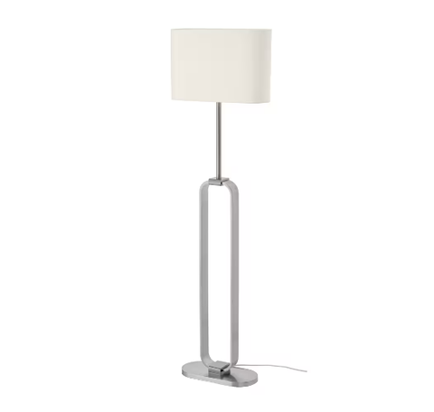 ĐÈN SÀN UPPVIND IKEA - MẠ NIKEN/TRẮNG 150 cm