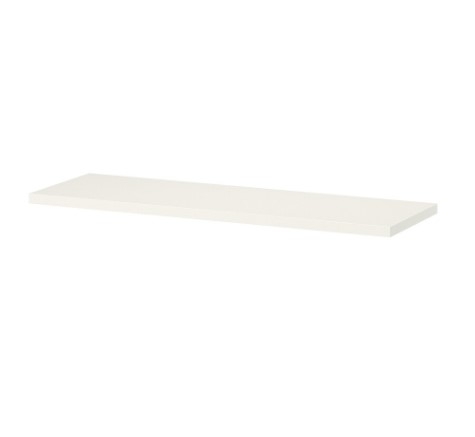 ĐỢT KỆ TREO TƯỜNG BURHULT IKEA - TRẮNG 59x20 cm