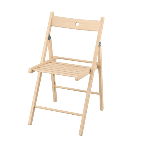 NỘI THẤT THÔNG MINH GHẾ GẤP FRÖSVI IKLEA - GỖ SỒI