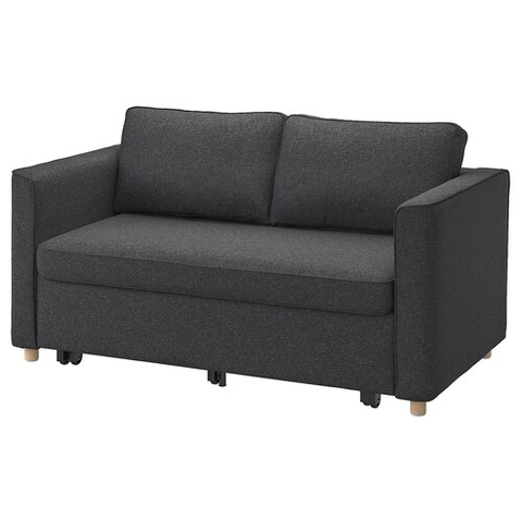 GHẾ GIƯỜNG SOFA 2 CHỖ PÄRUP IKEA - XÁM ĐEN