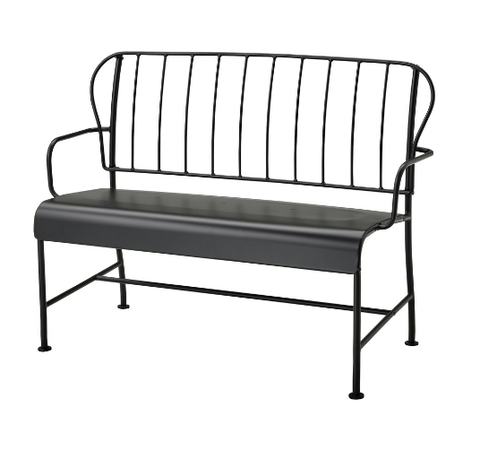 GHẾ SOFA 2 CHỖ NGOÀI TRỜI LÄCKÖ IKEA - XÁM