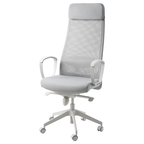 GHẾ XOAY VĂN PHÒNG MARKUS IKEA - XÁM NHẠT