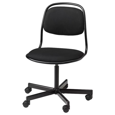 GHẾ XOAY ÖRFJÄLL IKEA - ĐEN NHÁM