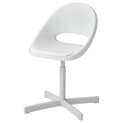 GHẾ XOAY TRẺ EM LOBERGET IKEA - TRẮNG
