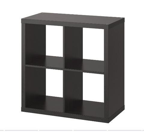 BỘ GIÁ ĐỠ KALLAX IKEA - MÀU SỒI 77x77 cm