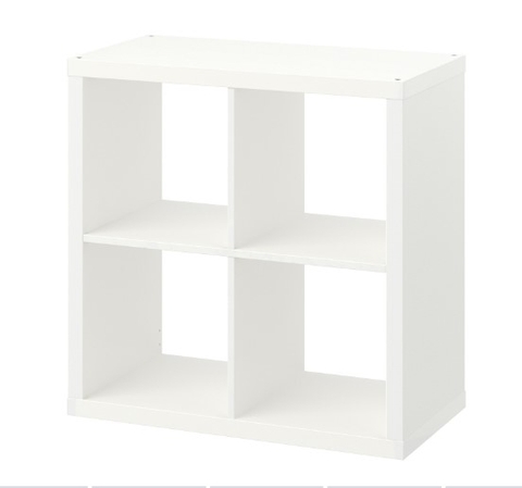 BỘ GIÁ ĐỠ KALLAX IKEA - TRẮNG 77x77 cm