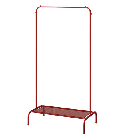 GIÁ TREO QUẦN ÁO BRUKSVARA IKEA - ĐỎ 78x147 cm