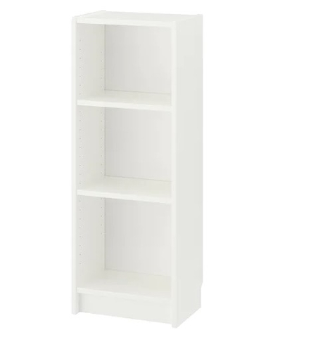 GIÁ SÁCH NÔNG BILLY IKEA - TRẮNG 40x28x106 cm