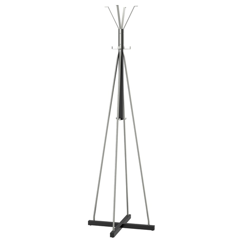 GIÁ ĐỂ MŨ VÀ ÁO KHOÁC TJUSIG IKEA - ĐEN 193 cm