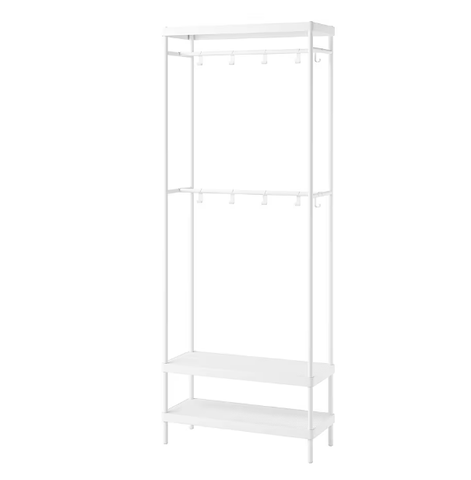 GIÁ TREO ĐỒ MACKAPÄR IKEA - TRẮNG 78x32x200cm