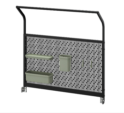 GIÁ TREO BỒN RỬA NGOÀI TRỜI GRILLSKÄR IKEA - ĐEN 86x87 cm