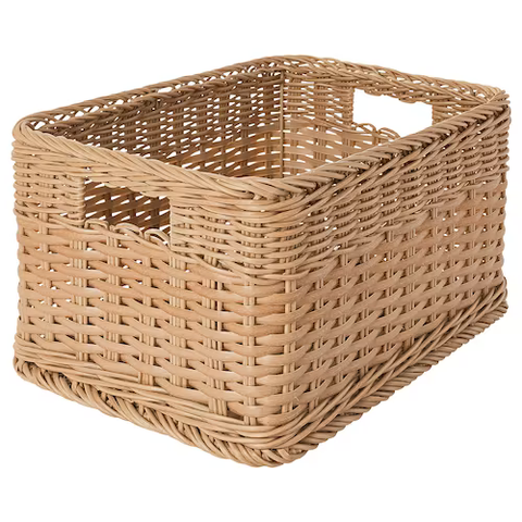 GIỎ MÂY NHỰA BEKNA IKEA 25x35x20 cm