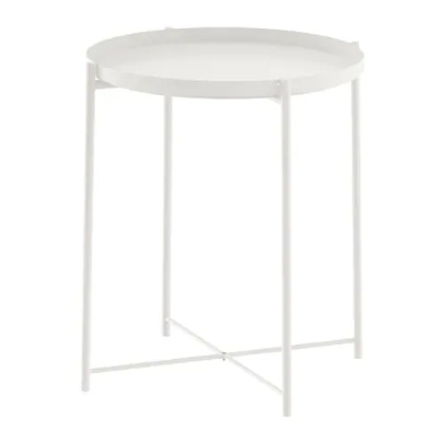 BÀN TRÀ COFFE GLADOM IKEA - TRẮNG 45x53 cm