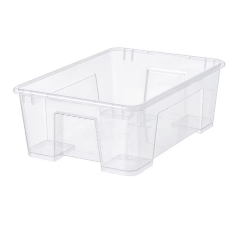 HỘP NHỰA SAMLA IKEA 39x28x14 cm / 11 L