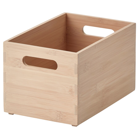 HỘP LƯU TRỮ UPPDATERA IKEA - TRE 16x24x15 cm