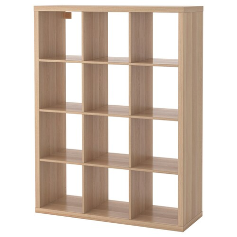 KỆ ĐA NĂNG KALLAX IKEA - SỒI TRẮNG 112x147 cm