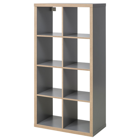 KỆ ĐA NĂNG KALLAX IKEA - XÁM GỖ 77x147 cm