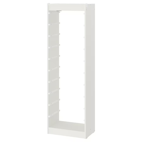 KỆ KHUNG CAO TROFAST IKEA  - TRẮNG 46x30x146 cm