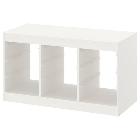 KỆ KHUNG NGANG TROFAST IKEA - TRẮNG 99x44x55 cm